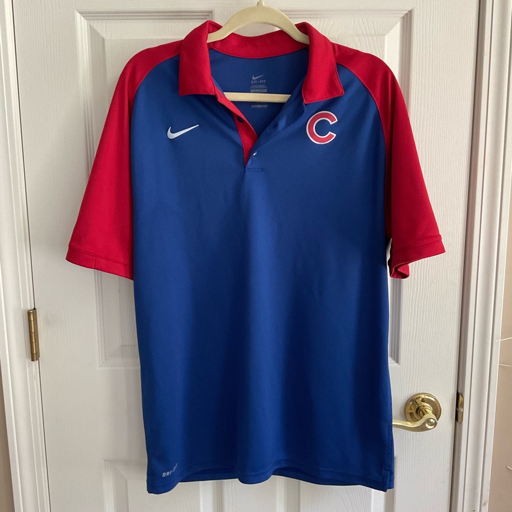 Men’s Nike Chicago Cubs Dri-Fit Polo Shirt